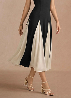 front Ankle Strap Block Heel Sandals