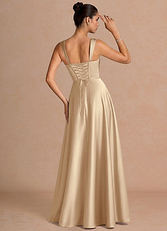 Azaria Champagne Maxi Dress image2