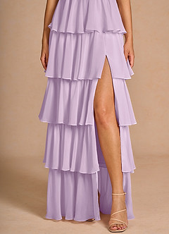 Vestido Lila Esmerilada Largo Kalista image7
