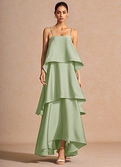 Vestido Verde Claro Largo Itasca image4