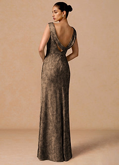 Juliska Coffee Brown Maxi Dress image2