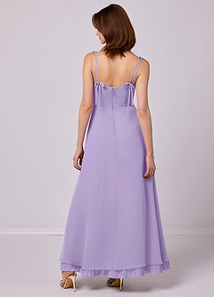 Barbie ♥ Azazie Bridesmaid Dresses Lilac A-Line Pleated Chiffon Dress image6