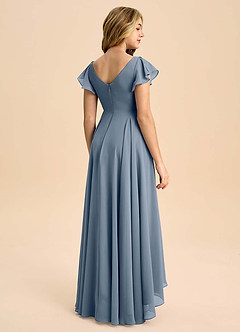 Azazie Caria Junior Twilight A-Line Pleated Chiffon Dress image2