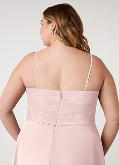 Azazie Arabella Allure Brautjungfernkleider Wandelbar A-Linie Herzausschnitt Chiffon Kleid Zartrosa image14