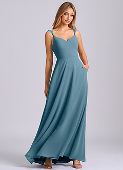 Azazie Beatrice Bridesmaid Dresses Bermuda A-Line Sweetheart Neckline Chiffon Dress image1