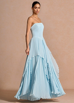 Kerensa Sky Blue Maxi Dress image3