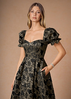 Maxi jurk Amy Zwart image5