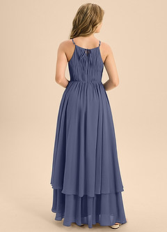 Azazie Elliora Junior A-Linie Plissee Chiffon Kleid Sturm image2