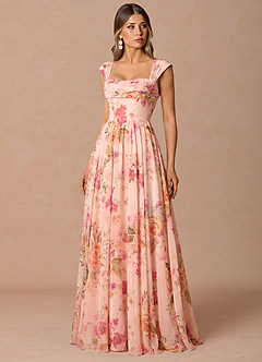 Hazel Abstract Bouquet Floral Maxi Dress image4