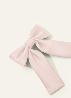 front Girls Matte Satin Bow Hair Clip
