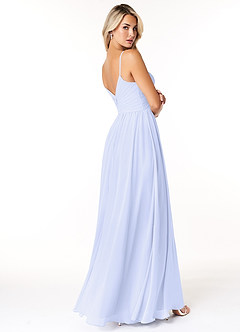 Azazie Lisbon Bridesmaid Dresses Lavender A-Line Sweetheart Neckline Chiffon Dress image2