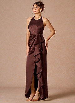 Lilibeth Merlot Vestido largo image1