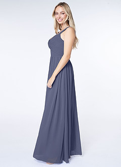 Azazie Raine Bridesmaid Dresses A-Line Sweetheart Ruched Chiffon Floor-Length Dress image3