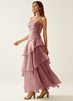 Nicola Roz Rochie de bal din satin cu volane, linie A image6