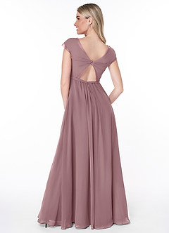 Azazie Jeneva Final Sale Flowy Pleated Chiffon Bridesmaids Dress image2