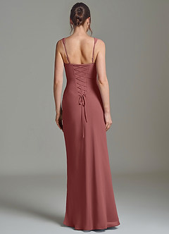 Azazie Niamh Brudtärnklänningar Klä av Sjöjungfru i Chiffong Korsett Ametist image2