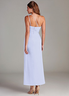 Azazie Eren Bridesmaid Dresses Lavender Mermaid One Shoulder Chiffon Dress image7