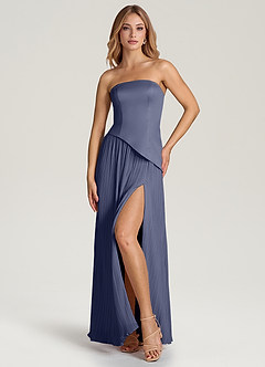 Azazie Tierney Bridesmaid Dresses Stormy A-Line Strapless Chiffon Convertible Dress image6