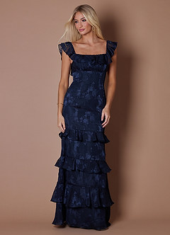 Paula Twilight Navy Maxi Dress image8