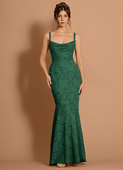Aubrey Emerald Green Maxi Dress image3
