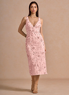 Norisse Pink Midi Dress image5