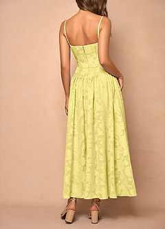 Vestido Sorbete De Limón Largo Skylar image3