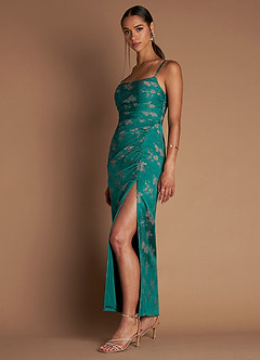 Maxi jurk Amrin Donker Wintertaling image5
