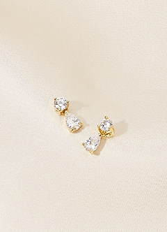 Dainty Crystal Drop Earrings