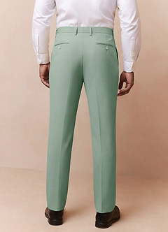 front Owen Dusty Sage Lightweight Tailored Dress Pants