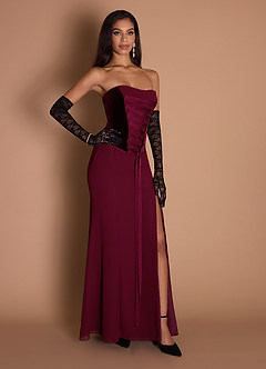 Lexi Viini Lace Up Maxi Mekko image4