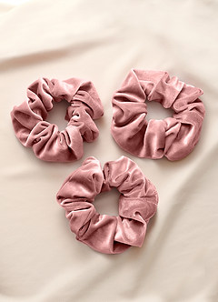 front Bridesmaid Velvet Scrunchies