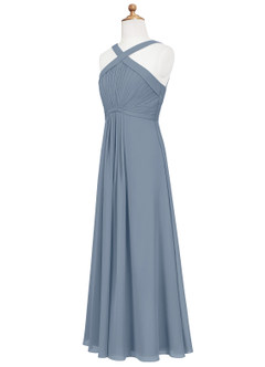 Azazie Anthea Junior Twilight Pleated Chiffon Dress image8