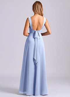 Azazie Beatrice 신부 들러리 드레스 A라인 스윗하트 네크라인 쉬폰 바닥 길이 드레스 image2