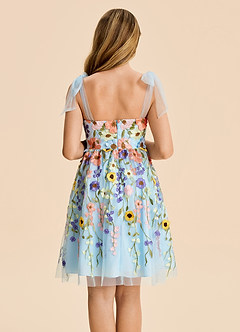 front Azazie Opal Junior Formal Dress