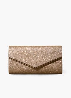 front Bolso de mano con microbrillo