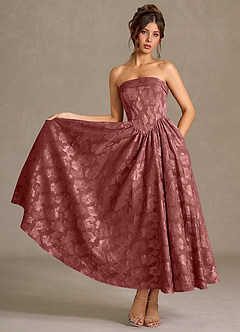 Mila Vintage Rose Midi Dress image5