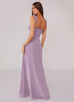 Barbie ♥ Azazie Bridesmaid Dresses Wisteria A-Line Sweetheart Neckline Chiffon Dress image2