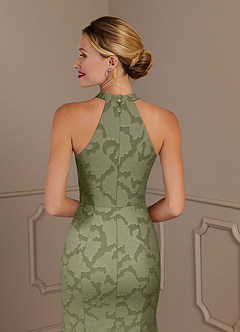 Azazie Tyra Venta Final Vestido de Pistacho de Devorado Floral de Corte Sirena image5