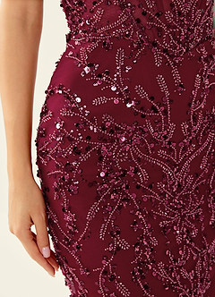 Cathalynne Burgundy Wedding Guest image6