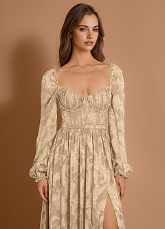 Aniyah Cream Maxi Dress image6