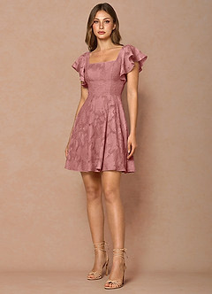 Anna Light Pink Mini Dress image3