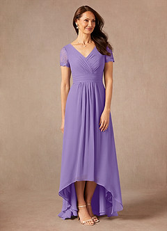 Azazie Polly Kleider für die Brautmutter A-Linie Spitze Chiffon Kleid Tahiti image7