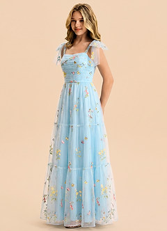 front Azazie Allie Junior Formal Dress