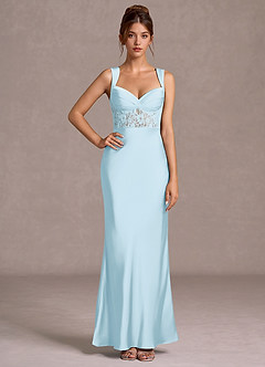 maxi sky blue dresses for women Ava Sky Blue Maxi Dress
