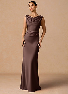 Kleid Evarine Trüffel image3