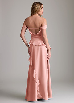 Azazie Sloane Bridesmaid Dresses Rosette A-Line Sweetheart Neckline Chiffon Dress image7