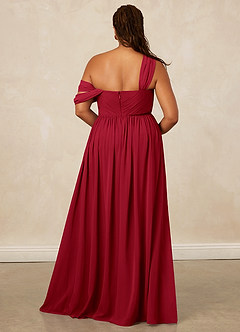 Christian Siriano Bridal for Azazie 1014 Bridesmaid Dresses Scarlet A-Line Off the Shoulder Chiffon Dress image17
