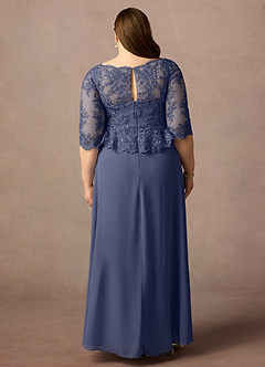 Azazie Averie Mother of the Bride Dresses Stormy A-Line Boatneck Sequins Chiffon Dress image14