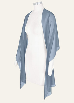 front Azazie Matching Color Ireland Chiffon Shawl