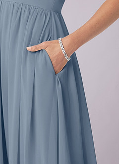 Barbie ♥ Azazie Bridesmaid Dresses Twilight A-Line Corset Chiffon Dress image8
